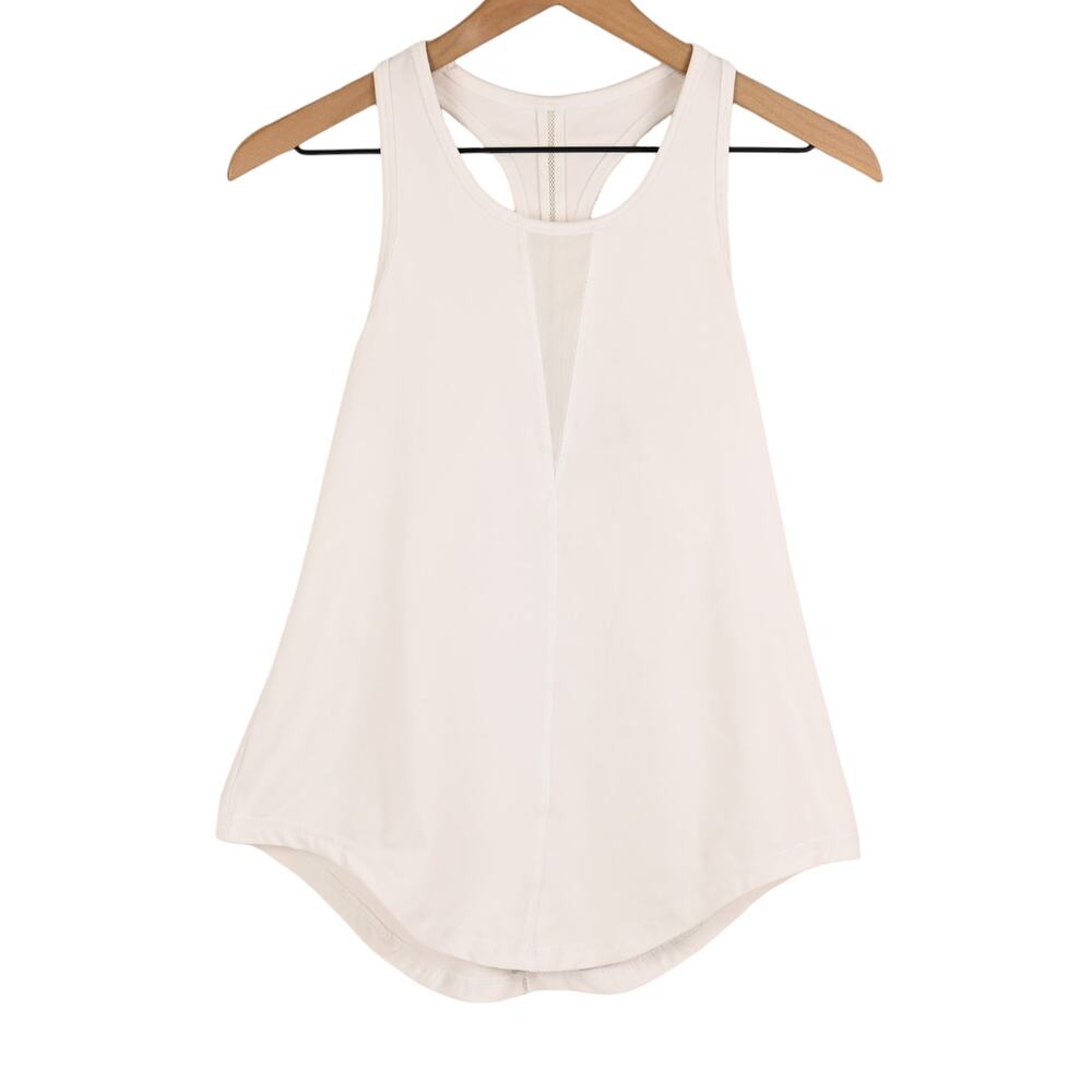 Zyia White Effortless Mesh Triangle Tank, small